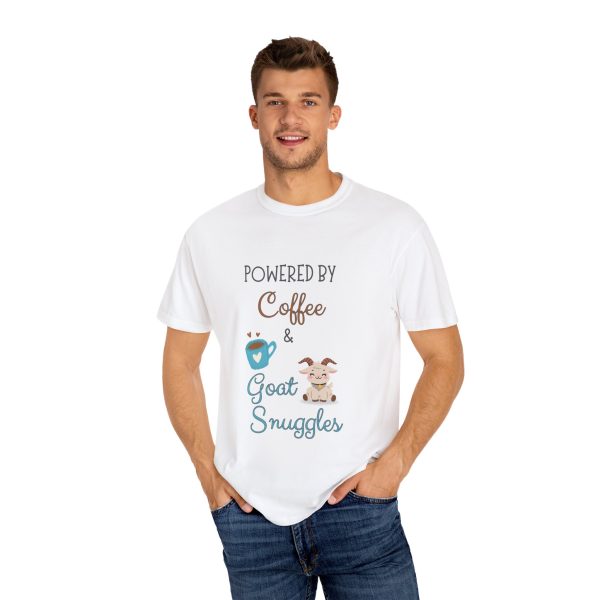 Coffee & Goat Snuggles Unisex T-shirt - Animal Sanctuary Nonprofit Support - Image 4