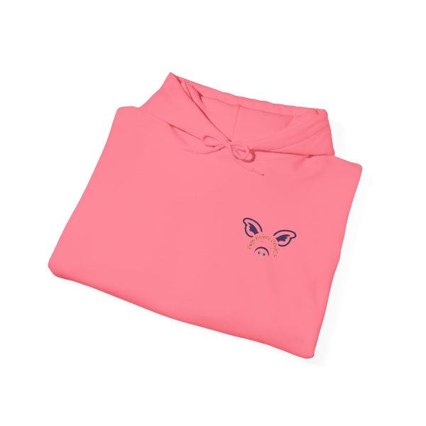 Hooded Sweatshirt with Pigs before Profits Design - Cozy Unisex - Image 28
