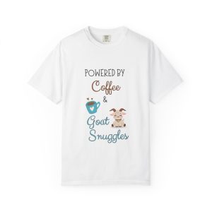 Coffee & Goat Snuggles Unisex T-shirt - Animal Sanctuary Nonprofit Support