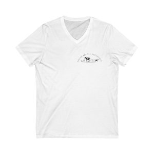 Coffee & Goat Snuggles V-Neck Tee