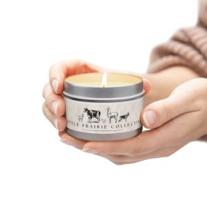 Candle Tins - Eco-Friendly Tin Candles Supporting Little Prairie Collective Nonprofit