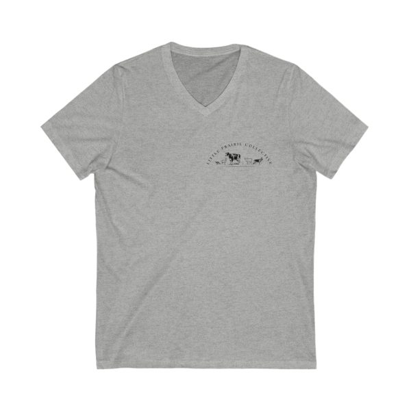 Coffee & Goat Snuggles V-Neck Tee - Image 7